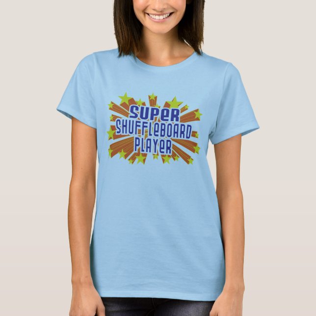 T-shirt Joueur superbe de Shuffleboard (Devant)