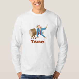 T-shirt Joueur Taiko de Taiko de chien de bande dessinée