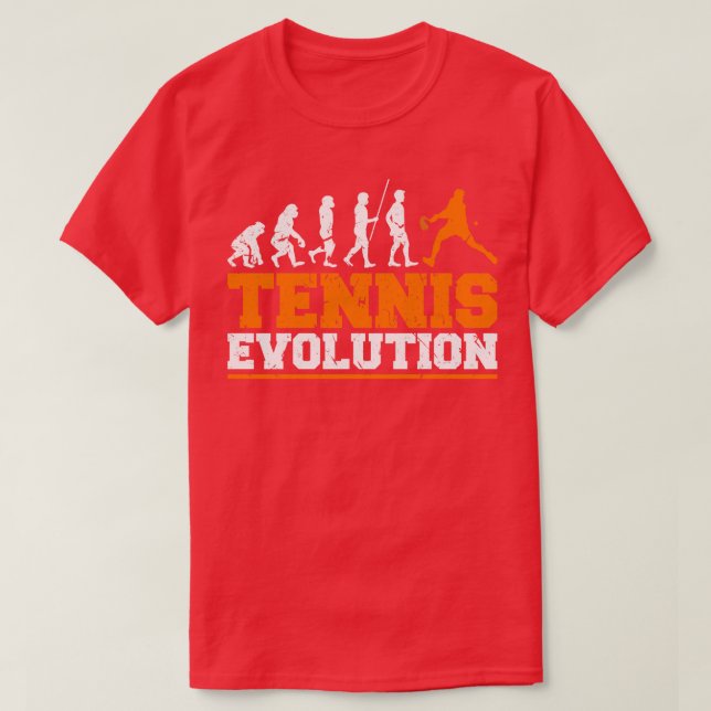 T-shirt Joueur Tennis Evolution (Design devant)