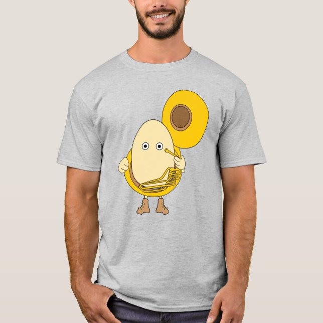 T-shirt Joueur Tuba Egghead (Devant)