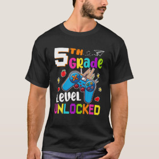 T-shirt Joueur Vidéo Déverrouillé De 5E Année Garçons Reto