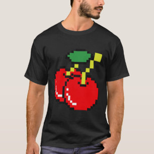 T-shirt Joueur vidéo Pixel Cherry