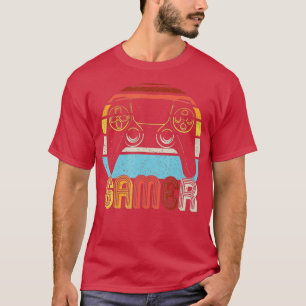 T-shirt Joueur Vidéo Retro vintage garçons ns Hommes