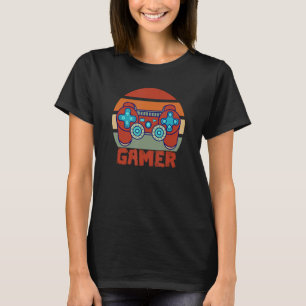 T-shirt Joueur vidéo Retro vintage Joueur Joueur Garçons T