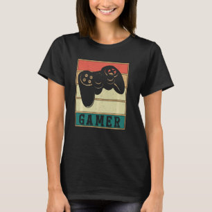 T-shirt Joueur vidéo vintage Retro Gamer