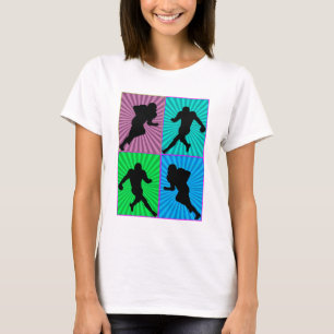 T-shirt Joueur vintage Américain De Football Pour L'Amour