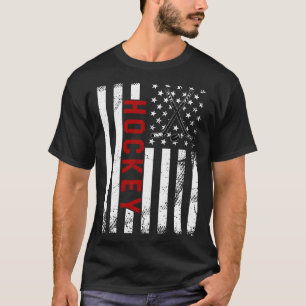 T-shirt Joueur vintage de hockey sur glace plus grand fan