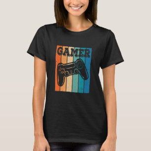 T-shirt Joueur vintage garçon pour et joueurs jeu vidéo