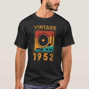 T-shirt Joueur vintage Retro 1952 70e Anniversaire