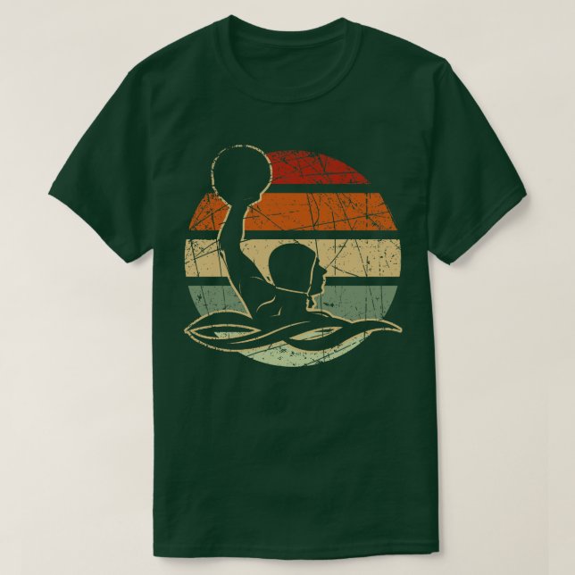 T-shirt Joueur vintage Waterpolo Retro Polo (Design devant)