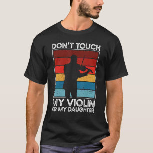 T-shirt Joueur violon Violoniste classique musique papa pè