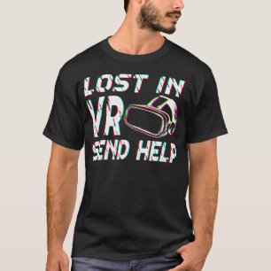 T-shirt Joueur Vr Gamer Réalité Virtuelle Jeu Vidéo Vr G