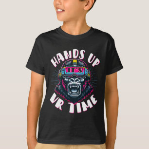 T-shirt Joueur Vr Gamer Vr Réalité Virtuelle Jeu Vr Vidéo