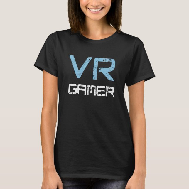 T-shirt JOUEUR VR  Jeu en réalité virtuelle (Devant)