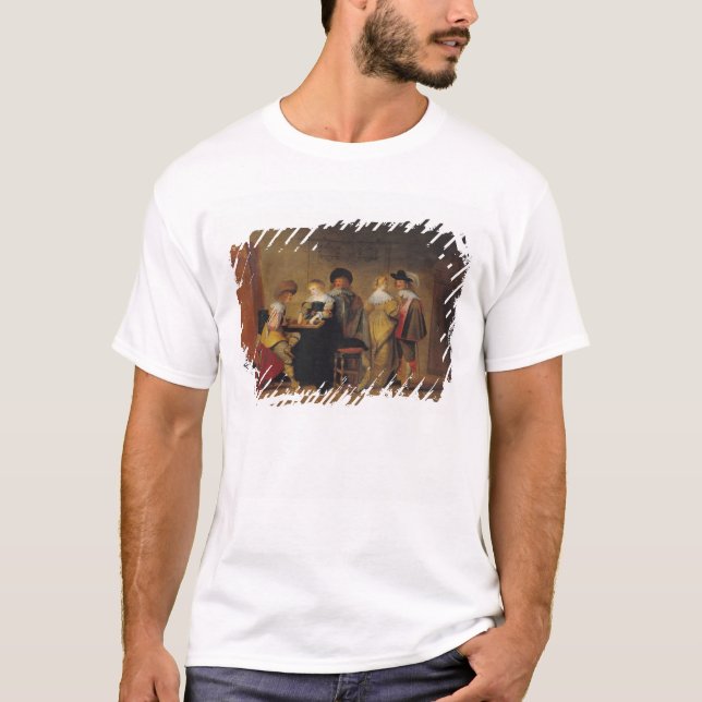 T-shirt Joueurs de backgammon (Devant)