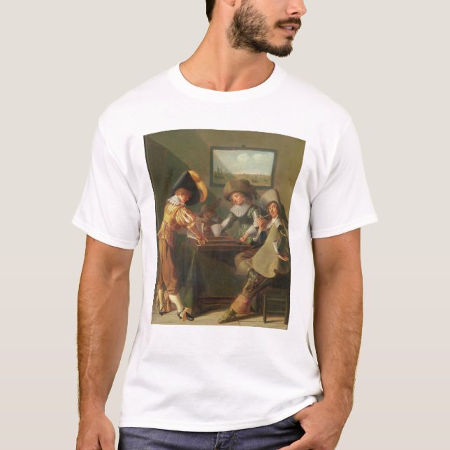 T-shirt Joueurs de backgammon, XVIIème siècle (Devant)