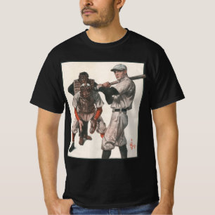 T-shirt Joueurs de baseball de sport vintage