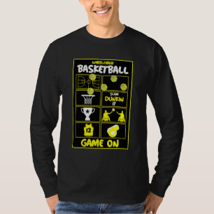 T-shirt Joueurs de basket-ball en fauteuil roulant