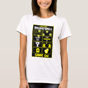 T-shirt Joueurs de basket-ball en fauteuil roulant