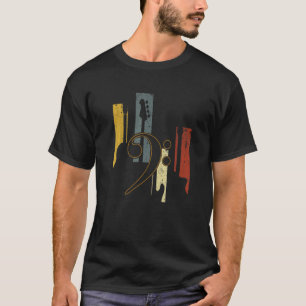 T-shirt Joueurs de basse vintage Musique Guitare vintage P