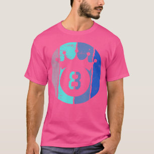 T-shirt Joueurs de billard de billard de piscine cool 8 Cr
