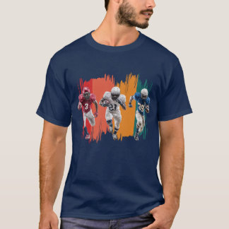 T-shirt Joueurs de football américain en mouvement Créatio
