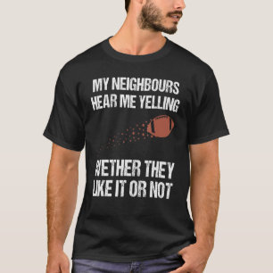 T-shirt Joueurs de football américains Fans de football Ci