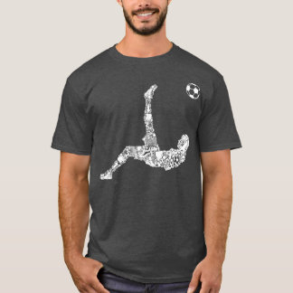 T-shirt Joueurs de football Jeunes Hommes Garçons Enfants