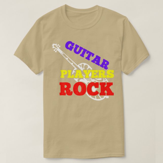 T-shirt Joueurs de guitare Rock Guitares Musique Lover Ban (Design devant)