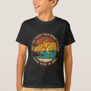 T-shirt Joueurs de hockey sur gazon nés en 2003 Anniversai