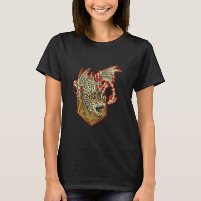 T-shirt Joueurs de jeu de rôle Imaginaire Dice (Devant)