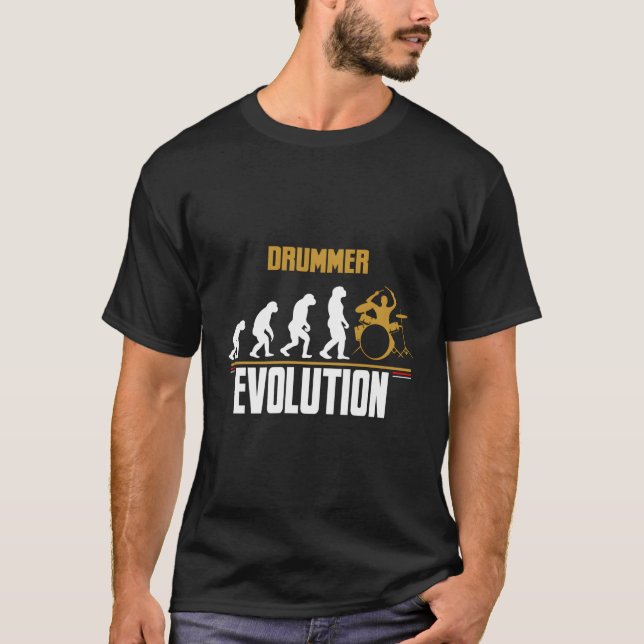 T-shirt Joueurs de tambours batteur (Devant)