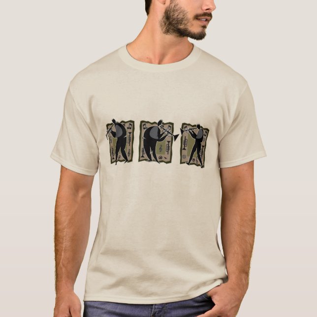T-shirt Joueurs de trompettes (Devant)