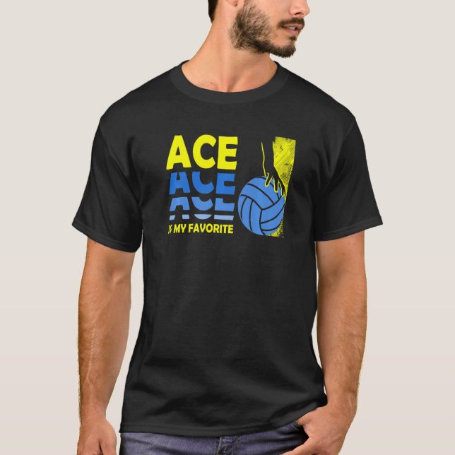 T-shirt Joueurs de volley-ball Équipe de volley-ball Sport (Devant)