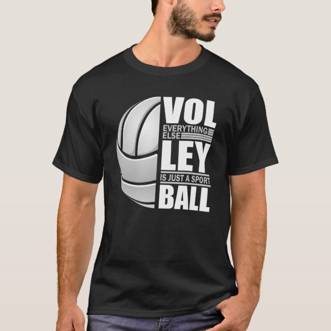 T-shirt Joueurs de volley-ball Équipe de volley-ball Sport (Devant)