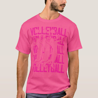 T-shirt Joueurs de volley-ball Girl Ball Sports Team Beach