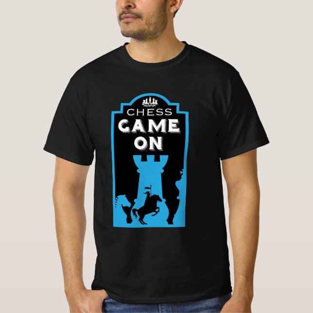 T-shirt Joueurs d'échecs compétitifs (Devant)