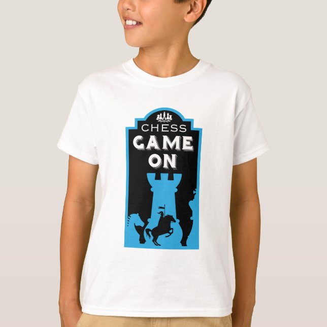T-shirt Joueurs d'échecs compétitifs (Devant)