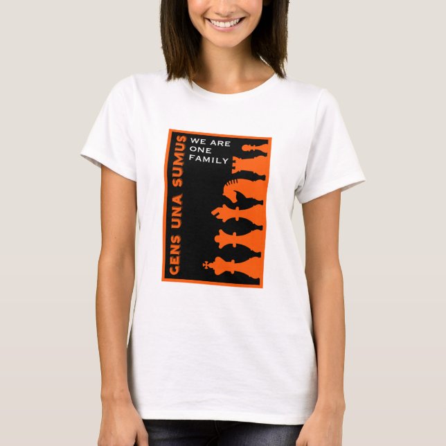 T-shirt Joueurs d'échecs compétitifs (Devant)