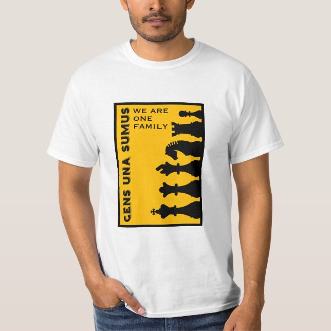 T-shirt Joueurs d'échecs compétitifs (Devant)