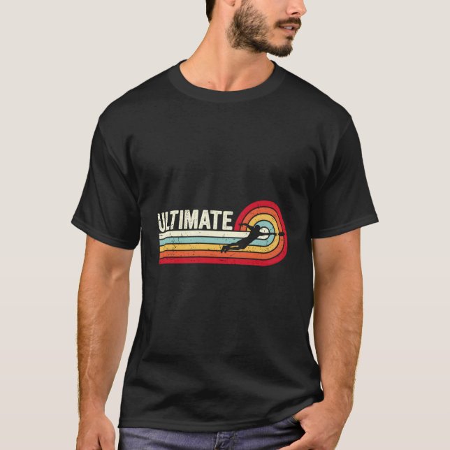 T-shirt Joueurs Frisbee Flying Disk Ultimate (Devant)