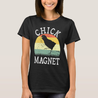 T-shirt Joueurs Retro Chick Magnet et personnes confiantes