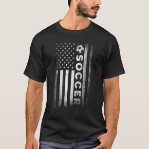 T-shirt Joueuse Américaine De Football Patriotique Pour Ho