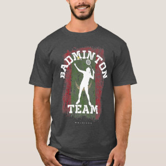 T-shirt Joueuse Badminton Maldives Net Games Joueur Badmin