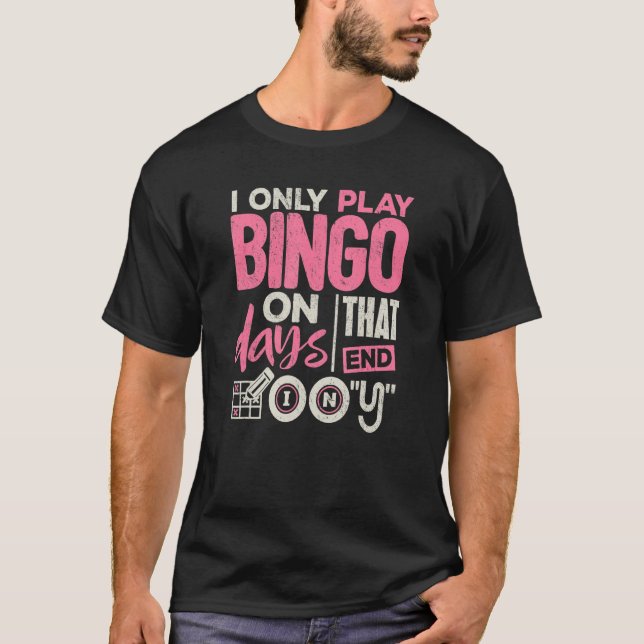 T-shirt Joueuse Bingo Hommes Femmes (Devant)