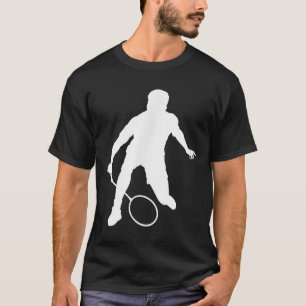 T-shirt Joueuse de badminton de squash hommes navette