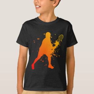 T-shirt Joueuse de badminton féminine Squash masculin nave