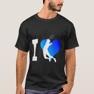 T-shirt Joueuse de Badminton Mens Navette Squash Femmes