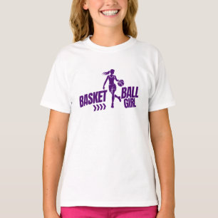 T-shirt Joueuse de basket, Cadeau d'anniversaire, Équipe