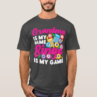 T-shirt Joueuse de Bingo Grand-mère Grand-mère est mon nom